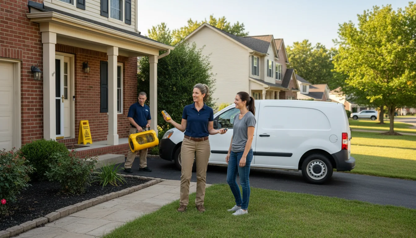 Water restoration image for Flood Water Cleanup, Removal And Restoration Services in Fort Monmouth, NJ